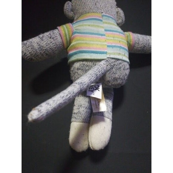 Dan Dee Sock Monkey !0 in. Plush Stuff Animal - Picture 8 of 11